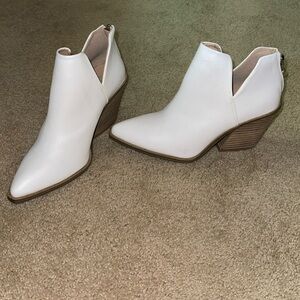 White booties
